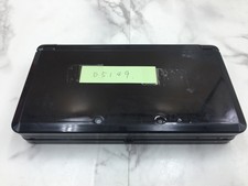 D5149 Nintendo 3DS Clear Black console Japan N3DS  w/Battery x