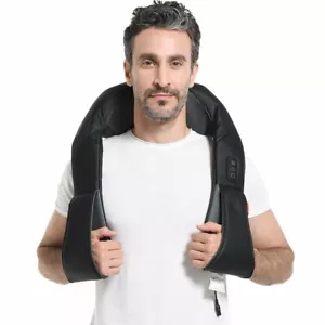 Kragen Massaggiatore Manuale Shiatsu Impastamento Cintura Massaggio per Tutto il Corpo con Riscaldamento - Foto 1 di 8