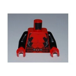 LEGO Minifig, Torso Muscles Outline w/ Belt and Black Sides Pattern (Deadpool) - Picture 1 of 1