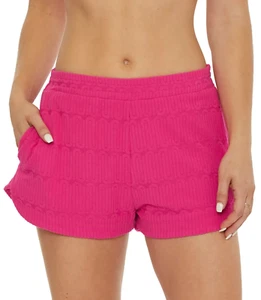 NWT- Trina Turk 'Skyfall' Terrycloth Pull-On Shorts, Bouganvilla Pink - XSmall - Picture 1 of 3