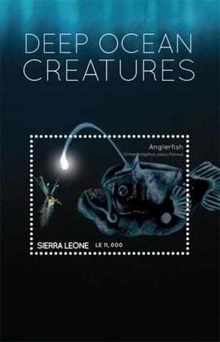 Sierra Leone - Deep Ocean Creatures Stamp -S/S MNH Cover