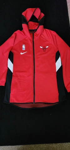 Nike NBA Chicago Bulls Coat Men's Size Large Cover
