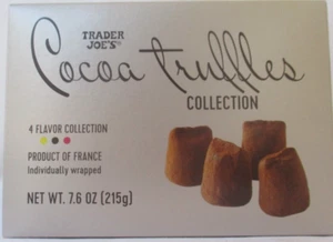 2 BOXEN TRADER JOE'S KAKAOTRÜFFEL SAMMLUNG 4 GESCHMACKSRICHTUNGEN 7,6 OZ BOX - Bild 1 von 8