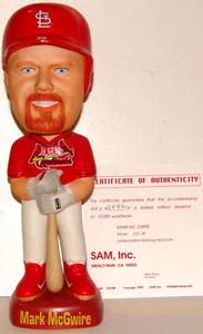 MARK McGWIRE St. Louis Cardinals 1999 SAM's Bobbing Head Bobblehead Doll 10,000 - Picture 1 of 6