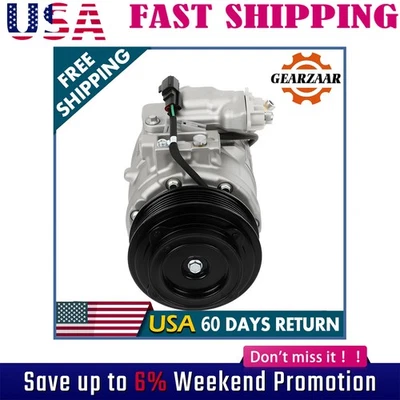 AC Compressor For 2013-2018 Ford Explorer Lincoln MKS MKT MKZ 3.5L 3.7L CO11357C - Image 1 of 4