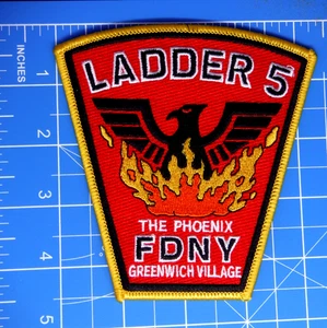 FDNY Ladder 5 The Phoenix patch-B - Picture 1 of 2