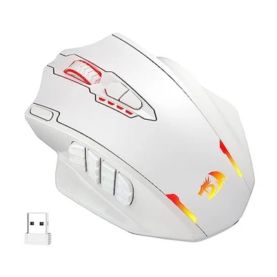 Redragon M913 Impact Elite Wireless Gaming Mouse, 16000DPI Wired/Wireless RGB Mo - Image 1 of 4