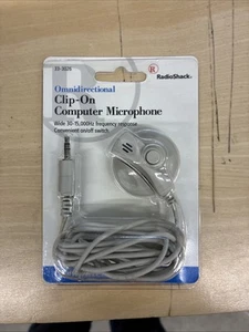 Radioshack Omnidirectional Clip-on Computer Microphone - Picture 1 of 2