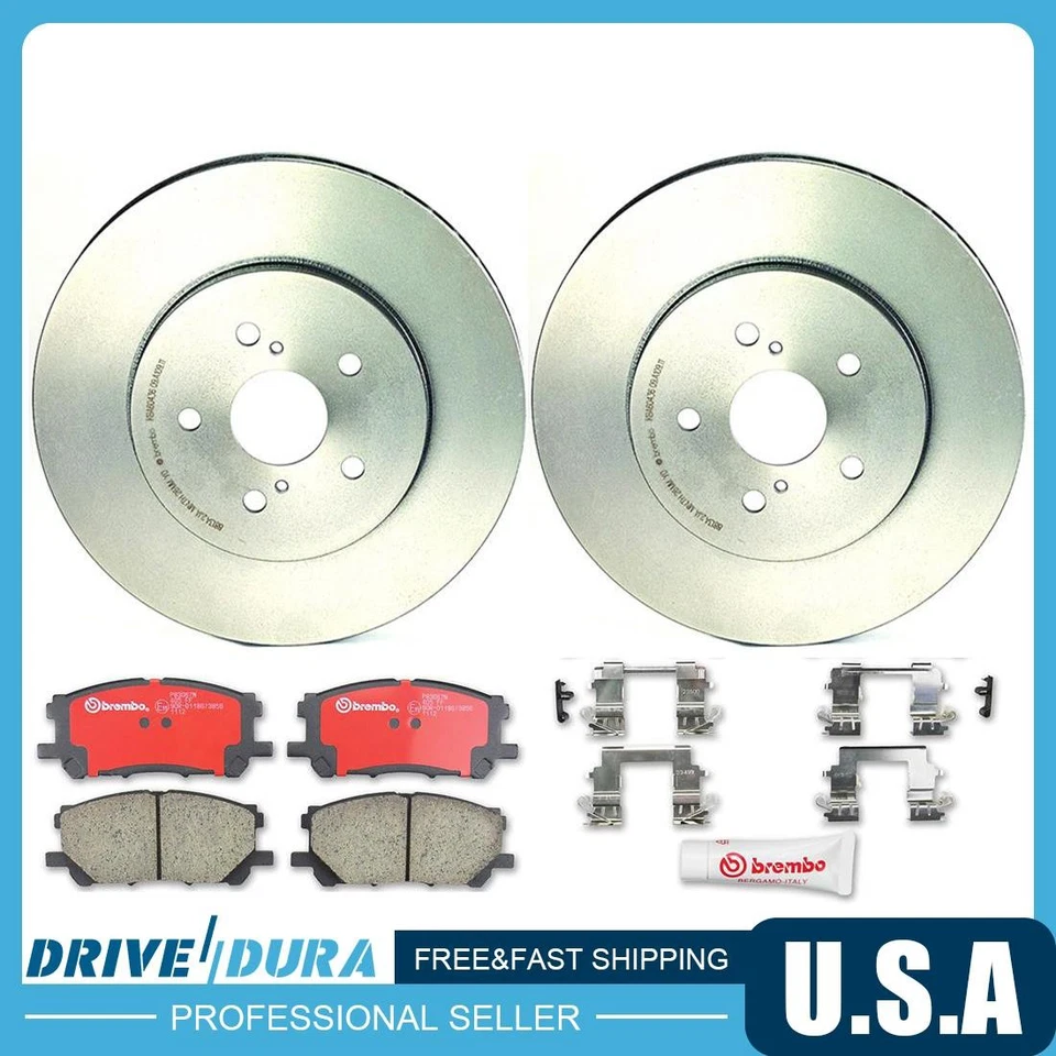 Rotores de freno de disco delanteros Brembo pastillas de freno de cerámica para Lexus RX330 2004-2006 Foto 1 de 4