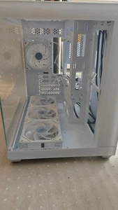 Sahara Gaming Micro Atx / Itx Glass Wall RGB Fan White Pc Case M808W - Picture 1 of 8