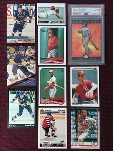 St Louis Cardinals & Blues Lot Albert Pujols RC Ozzie Smith Brett Hull PSA Topps - Bild 1 von 2