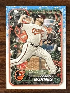 2024 Topps Holiday Baseball Corbin Burnes Orioles Base H7 - Picture 1 of 2