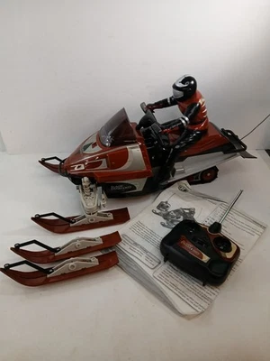 Moto de nieve Radio Shack R/C vintage diamante negro - *Funciona* sin batería ni cargador Foto 1 de 4