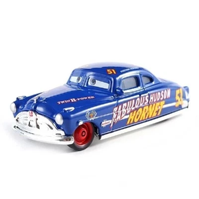 ⭐ 迪士尼皮克斯汽车 NO.51 极佳 Doc Hudson 1:55 金属压铸玩具汽车礼物 — 第 1/4 张图片