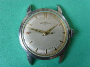 Vintage Swiss ENICAR 17J Reloj mecánico manual usado - Imagen 1 de 8