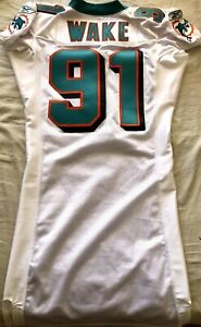 Cameron Wake 2011 Miami Dolphins authentic Reebok team issued game model jersey