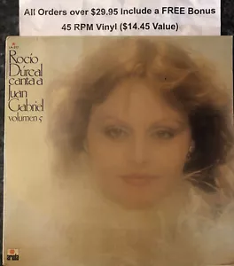 Rocio Durcal-“Canta A Juan Gabriel Vol. 5”-33 RPM ARIOLA 80-Free Shipping In USA - Picture 1 of 6