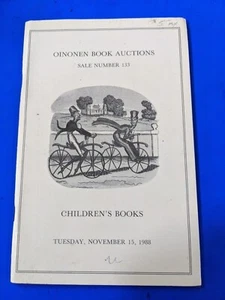 Oinonen Book Auction Catalog 1988 Children's Books - Picture 1 of 6