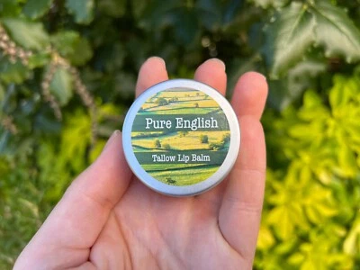BMTICK Pure English Tallow Palm, 100% Gras gefüttert Lippenbalsam, 30ml
