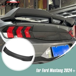 Matte Carbon Fiber Rear Trunk Spoiler For Ford Mustang S650 Dark Horse GT 2024+ - Picture 1 of 18