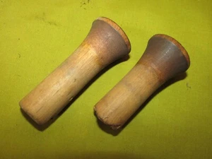 Antike 1880er Holz Schwarzpulver Nachladetrichter, nichtstatische Nachladetrichter - Bild 1 von 2
