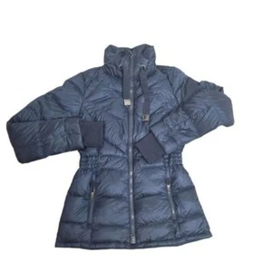 Athleta Womens Size XS Blue Banner Peak Down Full Zip Insulated Puffer Jacket - Picture 1 of 9