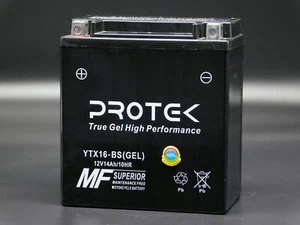 YTX16-BS YTX20CH-BS 12V GEL Battery For 2006-2017 Suzuki Boulevard M109R Boss - Picture 1 of 5