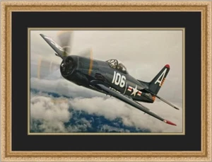Ghosts Aircrafts Grumman F8F-2 Bearcat Custom Framed Print - Picture 1 of 2