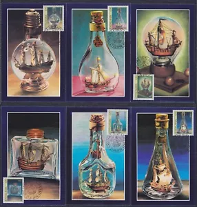 Yugoslavia 1994 Sailboats in a bottle, Michel 2679-2684, CM - Picture 1 of 2