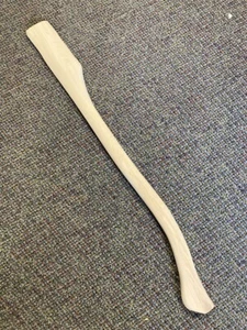 "Manija de hacha doblada" de una sola broca "HICKORY 32" ~ SIN TERMINAR ~ Hecho Amish - Imagen 1 de 6