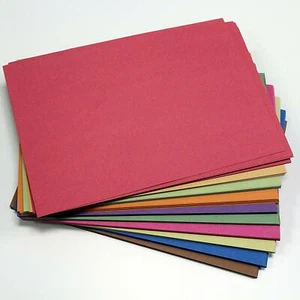 100 Blatt A4 Zuckerpapier verschiedene Farben Basteln Sammelalbum Origami DIY Schule - Bild 1 von 15
