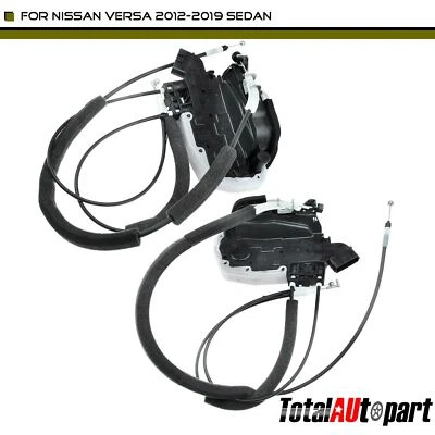 2x Actuador de cerradura de puerta con cerraduras eléctricas para Nissan Versa 2012-2019 sedán laterales traseros Foto 1 de 4