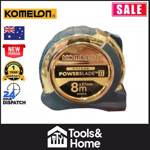 Komelon Powerblade Tape 8m x 27mm 60th ANNIVERSARY GOLD LIMITED EDITION PPT87-K - Picture 1 of 5