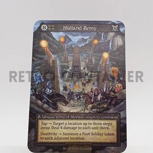 Sorcery Contested Realm ALPHA KICKSTARTER - MIDLAND ARMY (NF) Unikat - Bild 1 von 1