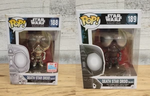 NEW Set of (2) Funko Pop Star Wars Rogue One Death Star Droids (#188 & #189) - Picture 1 of 11