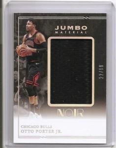 2020-21 Panini Noir Otto Porter Jr. Jumbo Materials Jersey Card 22/99 Bulls - Picture 1 of 2