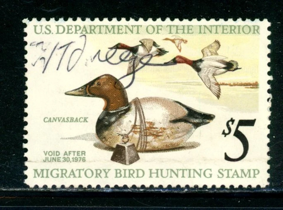 US Scott # RW42 - Used - Nice Centering - Signed            (26-C253) - Image 1 of 1