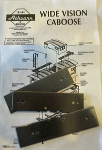 Athearn HO Blue Box Kit Wide Vision Caboose Steel Weight Part #53607 New 3-Pack - Picture 1 of 3