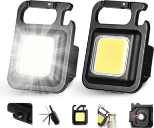 Linterna LED Mini COB de 800 Lúmenes Llavero Recargable Brillante Linterna Pequeña - Imagen 1 de 9