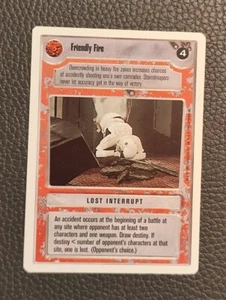 Star Wars CCG Friendly Fire white border MINT - Bild 1 von 1