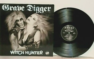 GRAVE DIGGER Witch Hunter LP VG+ Plays Well 1985 Noise Germany N20 Heavy Metal  - Picture 1 of 4