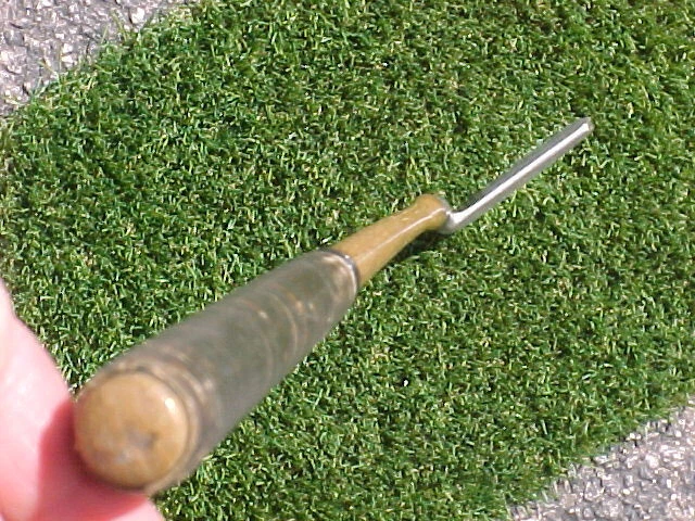 Vintage Spalding Gold Medal HICKORY WOOD SHAFT Putter Golf Club 34 1/2" Long - Image 1 of 4