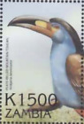 Zambia #Mi1202 MNH 2000 Papugi Płyta Billed Mountain Toucan [888d]