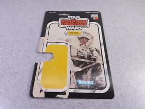Vintage Kenner Star Wars Han Solo Hoth Figure Card 31 Back The Empire Strikes Bk - Foto 1 di 6