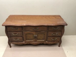 Grande portagioie musicale stile comò vintage anni 70 decorativo - Foto 1 di 13