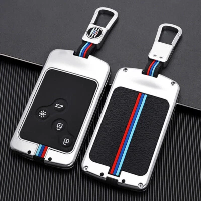 Estuche de metal para llavero bolsa llavero cubierta para Renault Laguna Megane Clio Foto 1 de 4