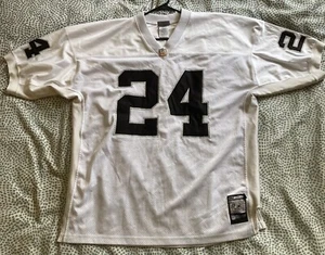 Vintage NFL Charles Woodson Oakland Raiders Jersey Reebok Size 52 AUTHENTIC SEWN - Picture 1 of 10