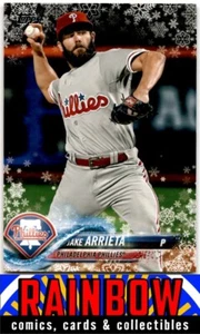 2018 Topps Holiday #HMW90 Jake Arrieta - Picture 1 of 2