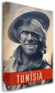 THE ARMY AT WAR: TUNISIA ~ 1944 British War Office Magazine ~ foto superbe! - Foto 1 di 11