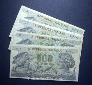 A - Repubblica Italiana- 500 Lire Aretusa 1967 - Foto 1 di 1